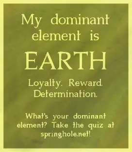 my dominant element is earth