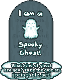 i am a spooky ghost