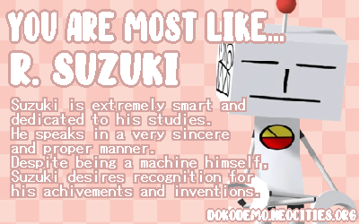you are most like r. suzuki