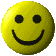 a 3d smiley face spinning